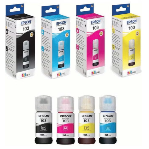 دليل شامل لحبر Epson 103 الأصلي والطابعات المتوافقة معه